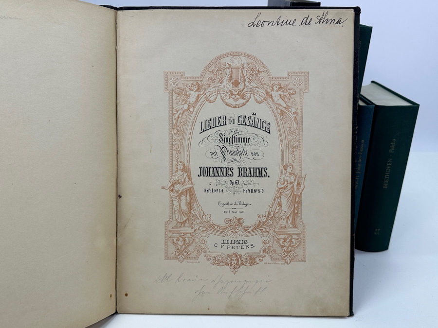 Just Added - Lot Of Vintage Edition Peters Hardcover Sheet Music Books Opera Music - 18 Books - See Photos [Photo 4]
