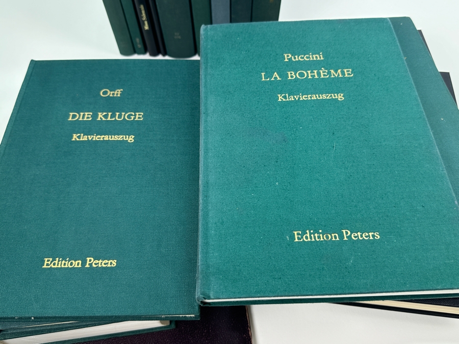 Just Added - Lot Of Vintage Edition Peters Hardcover Sheet Music Books Opera Music - 18 Books - See Photos [Photo 19]