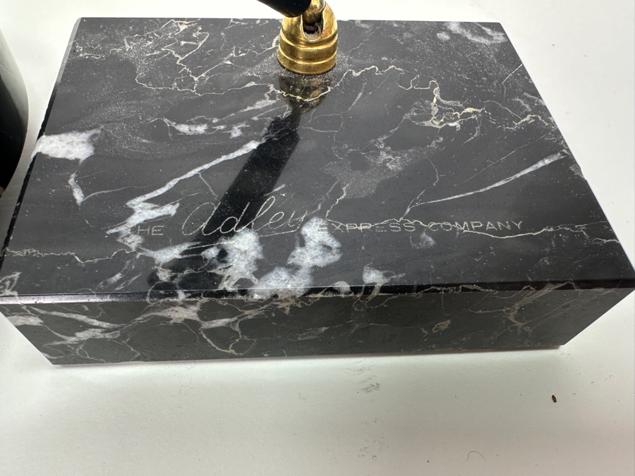 Vintage Marble Desk Set With Mont Blanc Generation Rollerball Pen [Photo 2]