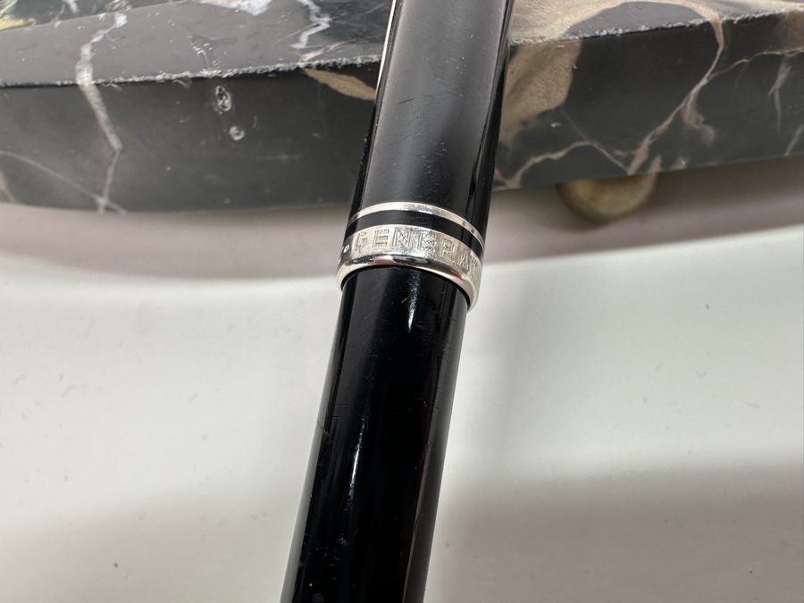 Vintage Marble Desk Set With Mont Blanc Generation Rollerball Pen [Photo 11]