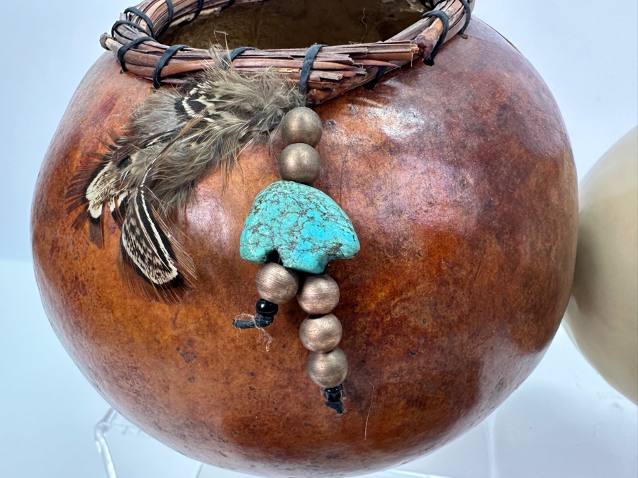 Set Of Four Handmade Gourds [Photo 9]