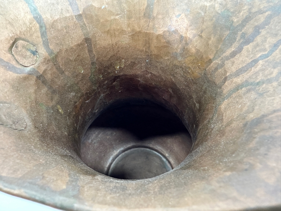 Stunning Vintage Hand Crafted Copper Pitcher Ewer [Photo 3]