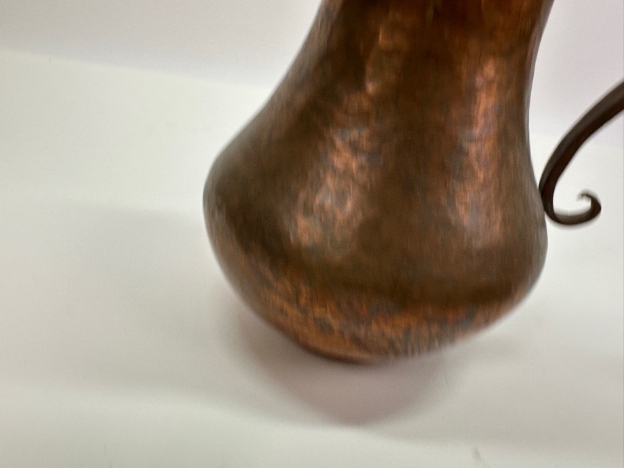 Stunning Vintage Hand Crafted Copper Pitcher Ewer [Photo 8]