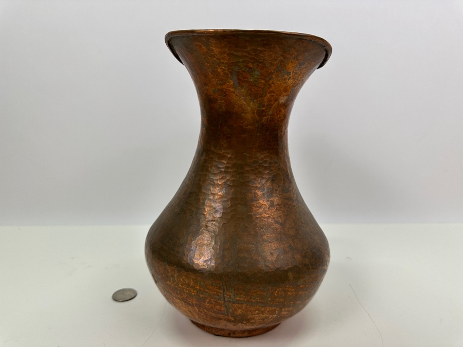 Stunning Vintage Hand Crafted Copper Pitcher Ewer [Photo 6]