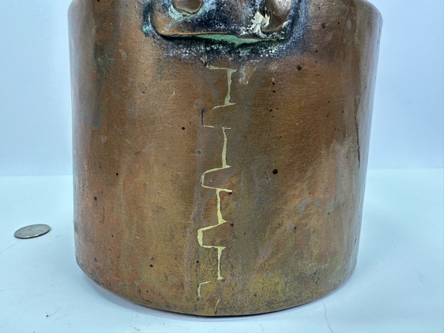 Antique Copper & Brass Teapot 10W X 10H [Photo 5]