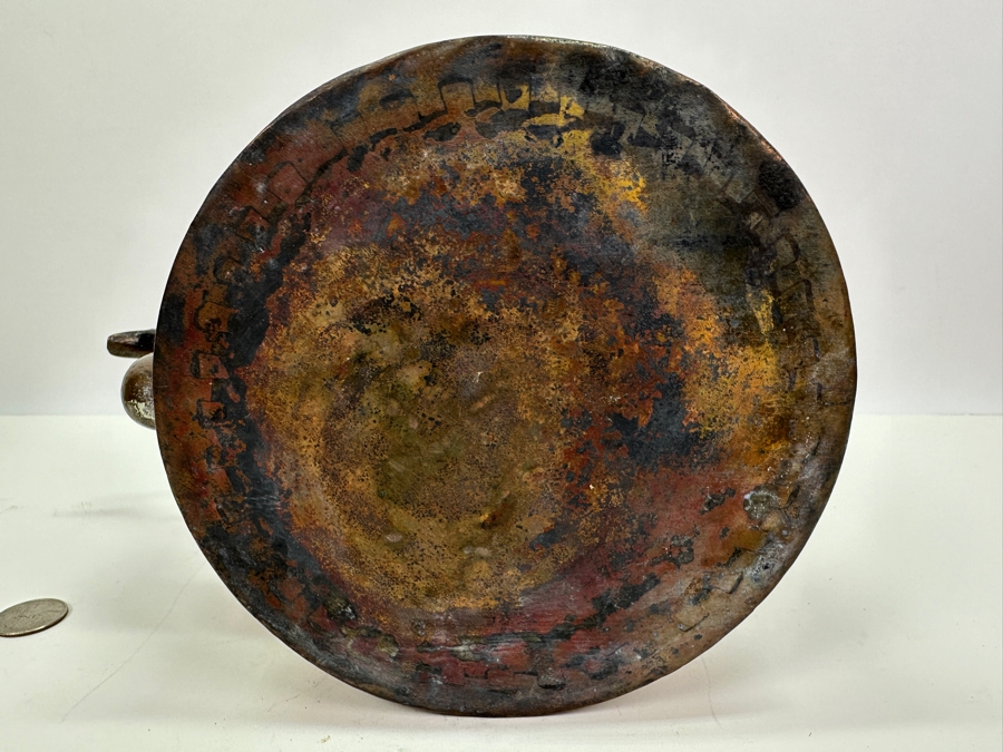 Antique Copper & Brass Teapot 10W X 10H [Photo 8]