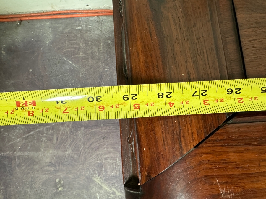 Antique Chinese Carved Hardwood Kang Miniature Altar Table 29W X 16D X 18H [Photo 16]