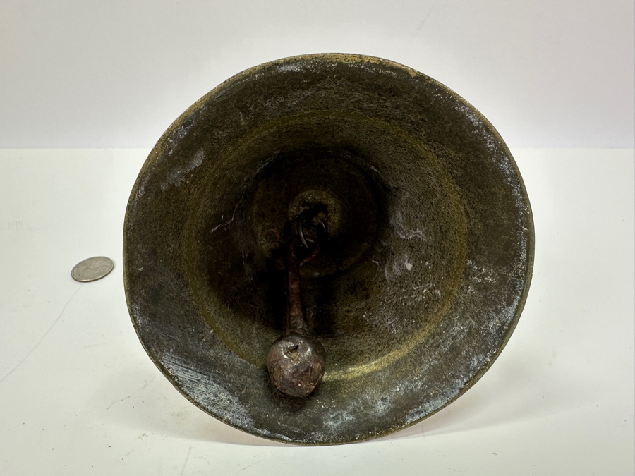 Old Brass Bell 5.25W X 8.5H [Photo 2]