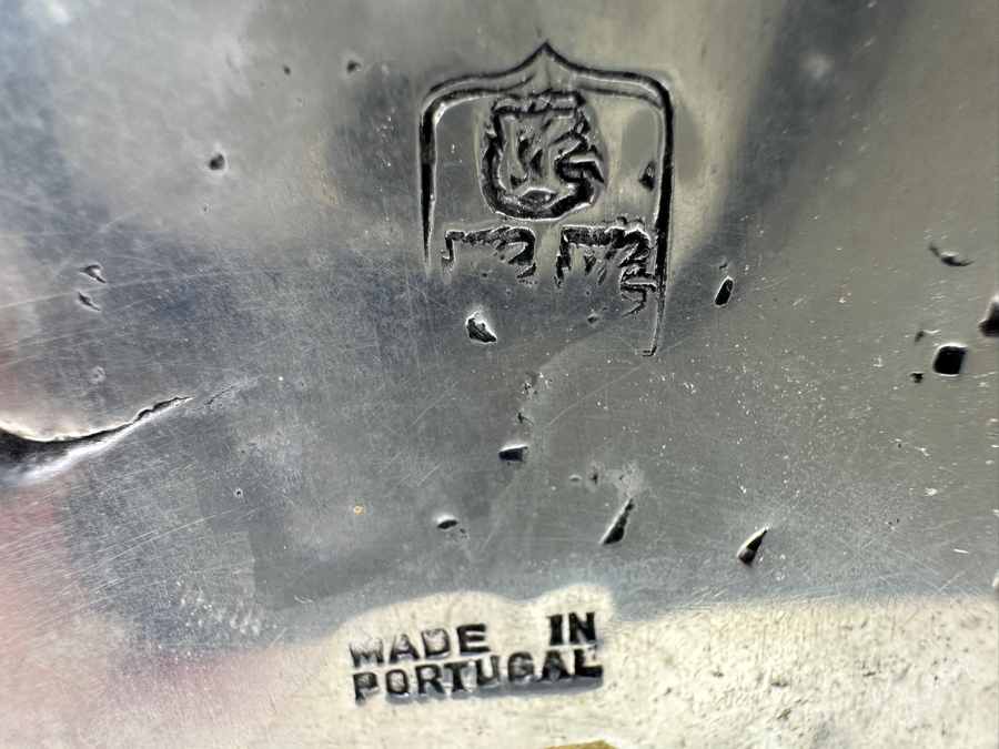Vintage Hallmarked Fecit VCM Portugal Pewter Vase 7.5W X 5.25D X 9H [Photo 8]