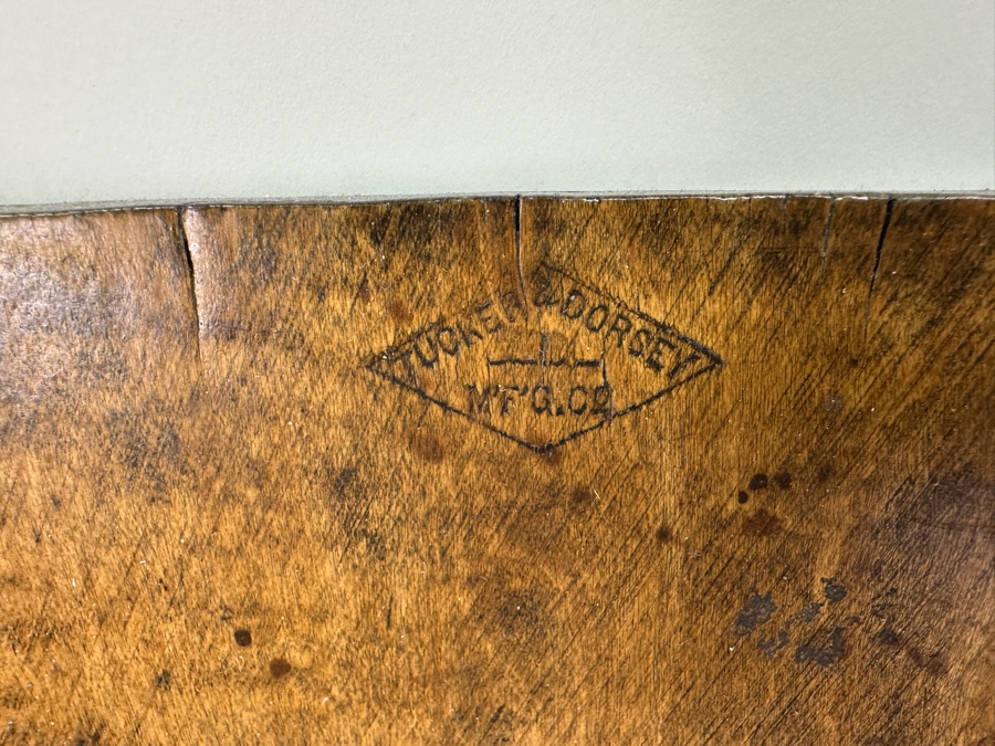 Antique Tucker & Dorsey 3 Blade Wood & Steel Slicer 9W X 26L X 2H [Photo 3]