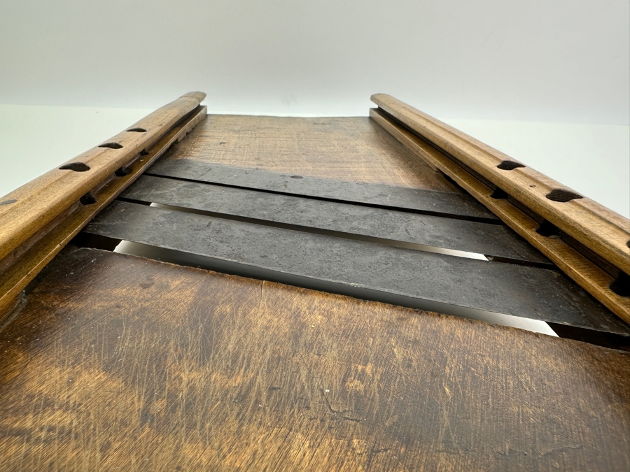 Antique Tucker & Dorsey 3 Blade Wood & Steel Slicer 9W X 26L X 2H [Photo 10]