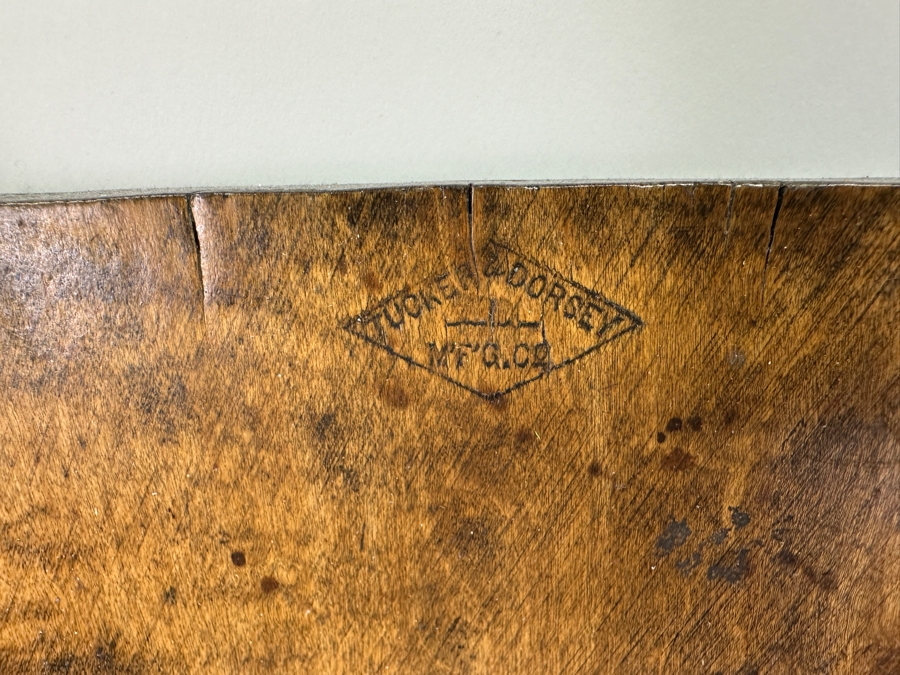 Antique Tucker & Dorsey 3 Blade Wood & Steel Slicer 9W X 26L X 2H [Photo 4]