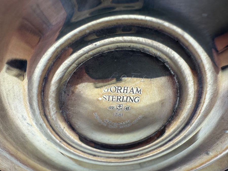 Pair Of Vintage Gorham Sterling Silver Weighted Candelabras 14W X 14H [Photo 11]