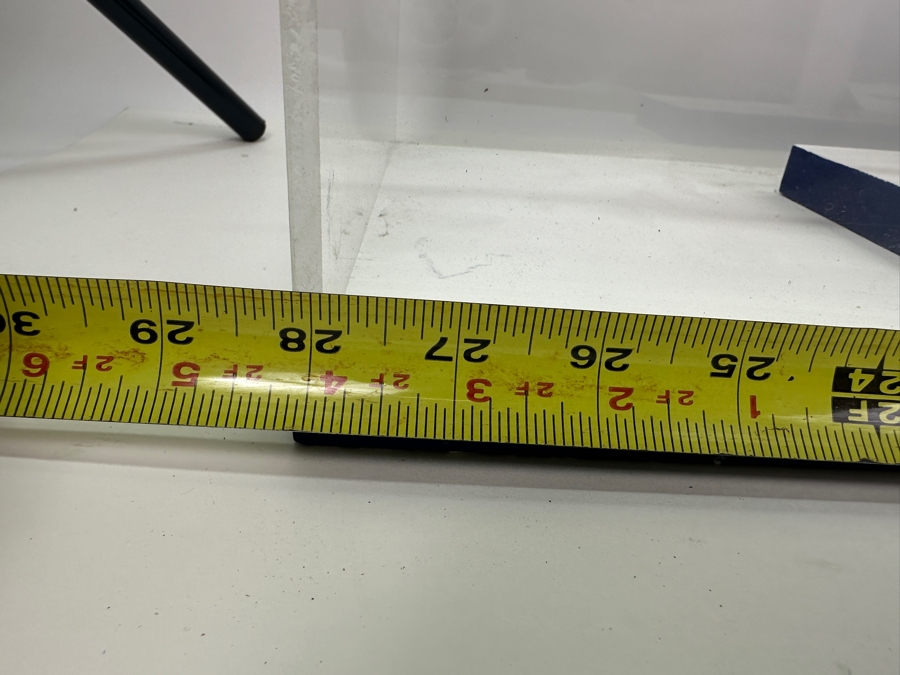 Vintage Wooden Sailboat Model Of American Patriot Chesapeake Bay Skipjack Circa 1890 With Acrylic Display Cover 28'W X 9.5'D X 25.5'H [Photo 17]