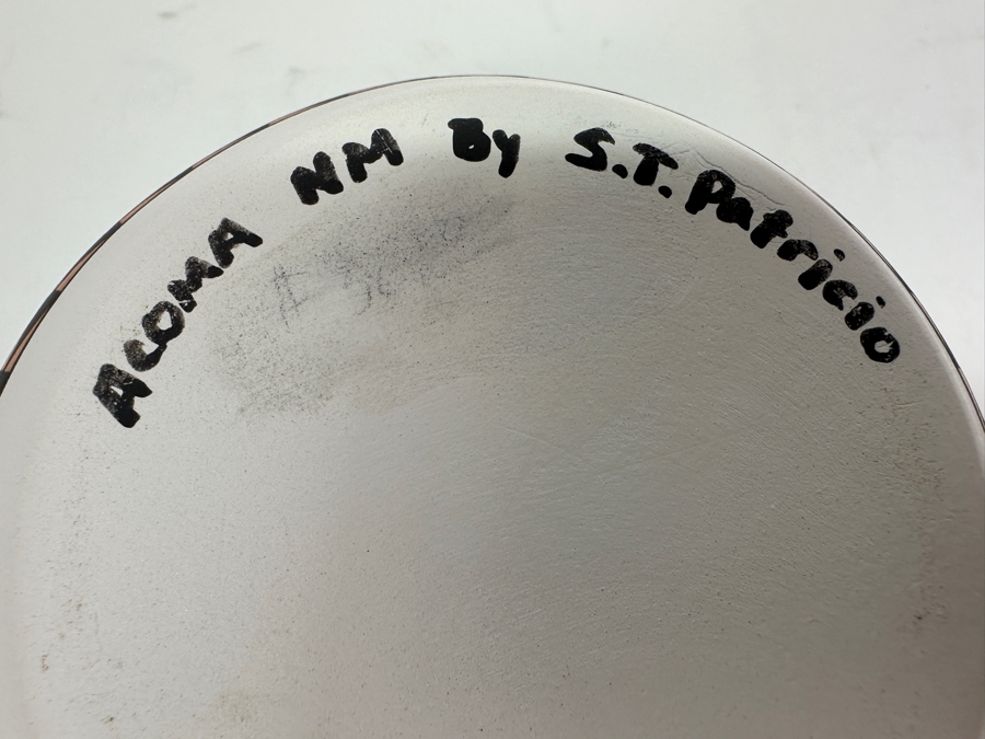 Vintage Native American Pottery Acoma, New Mexico By S.T. Patricio 5.5'W X 4'H [Photo 5]