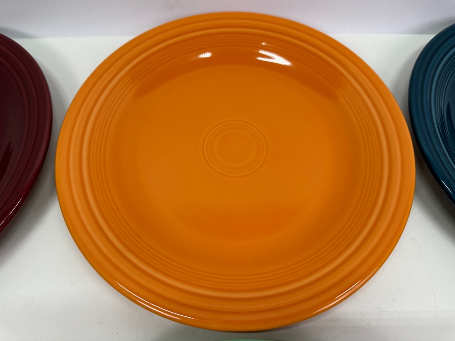 Six Colorful Fiesta Fiestaware Plates 10.5'W [Photo 2]