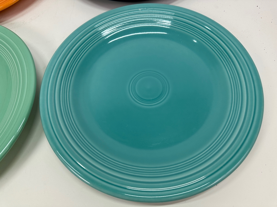 Six Colorful Fiesta Fiestaware Plates 10.5'W [Photo 4]