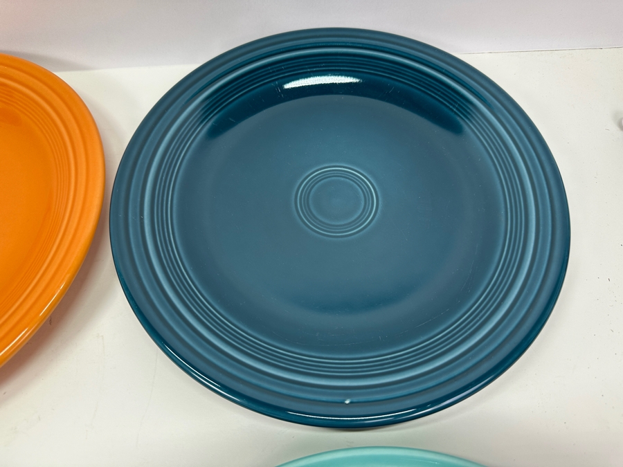 Six Colorful Fiesta Fiestaware Plates 10.5'W [Photo 3]