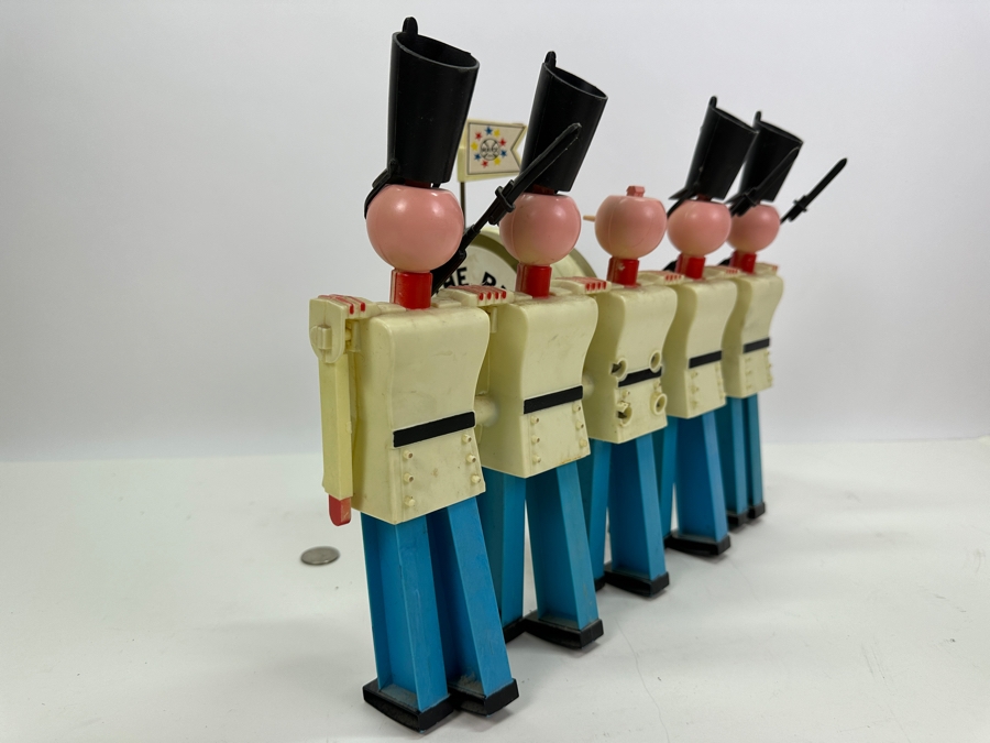 Vintage 1963 Louis Marx & Co Toys The Big Parade Marching Band Toy (Not Marching - Battery Leads May Need Cleaning) 14'W X 8'D X 11'H [Photo 12]