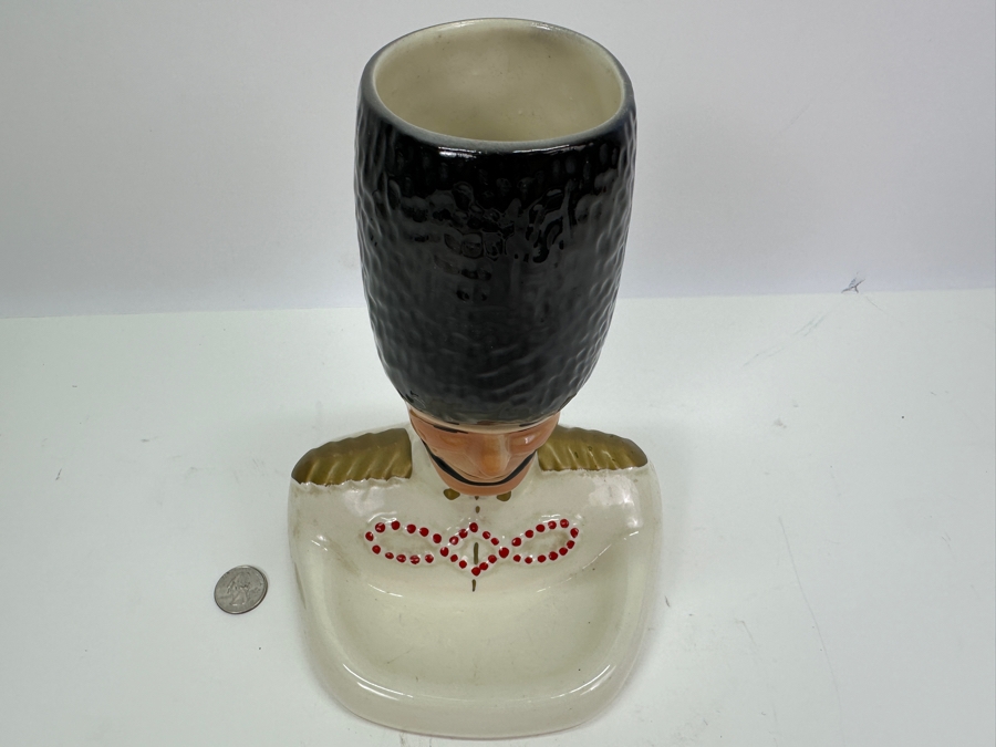 Shields Fifth Avenue 'Royal Guard Valet' Dresser Caddy Mid-Century Ceramic 9'H [Photo 3]