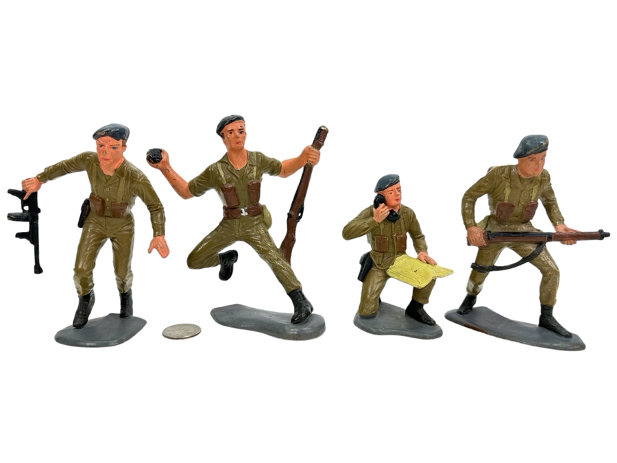 Vintage 1963 Louis Marx & Co Toys W.W. II Canadian Toy Soldiers 5'H [Photo 1]