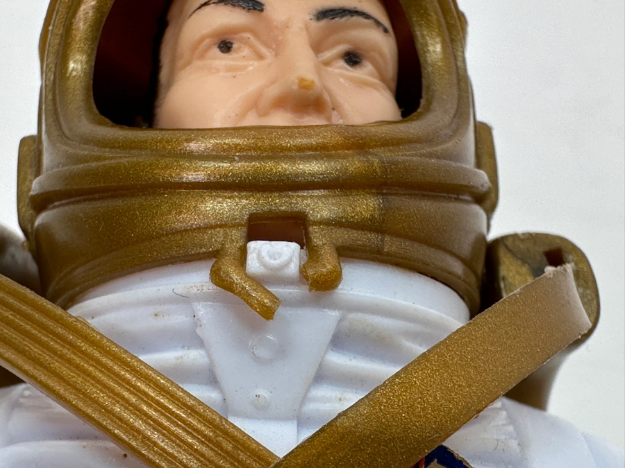 Vintage 1968 Louis Marx Johnny Apollo Astronaut 8' Action Figure (Note Right Leg Is Partially Damaged - See Photos) [Photo 10]