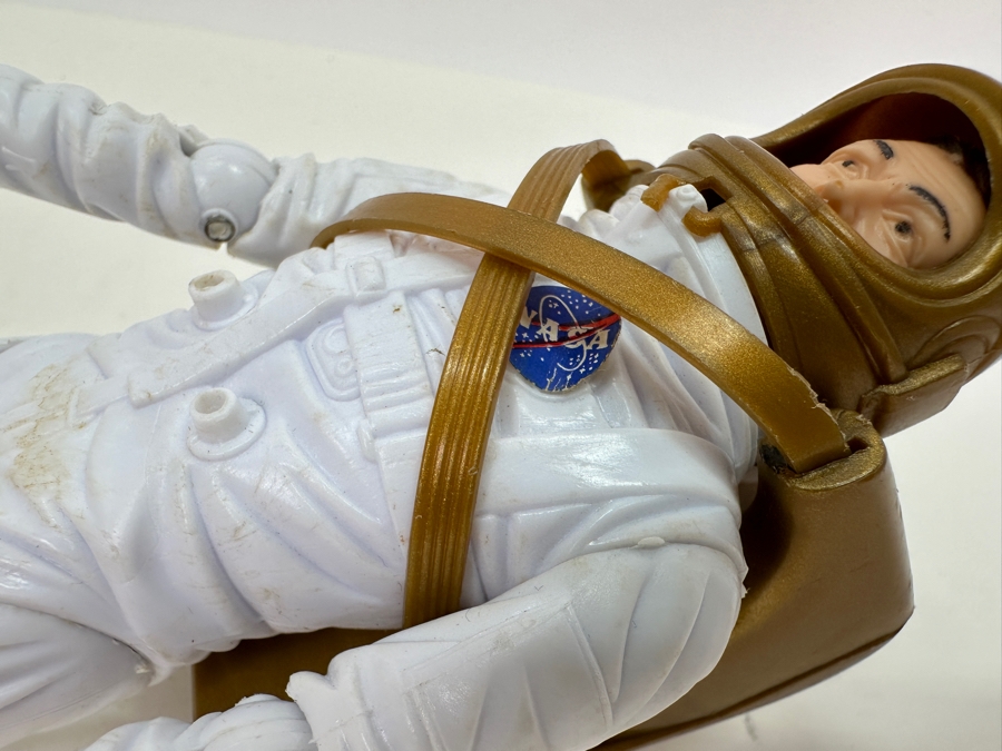 Vintage 1968 Louis Marx Johnny Apollo Astronaut 8' Action Figure (Note Right Leg Is Partially Damaged - See Photos) [Photo 5]
