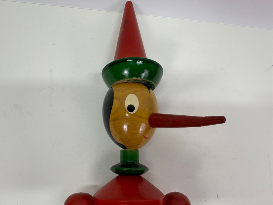 Italian Wooden Pinocchio Doll 19'L [Photo 2]