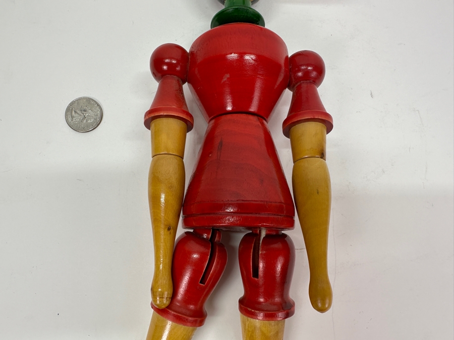 Italian Wooden Pinocchio Doll 19'L [Photo 3]