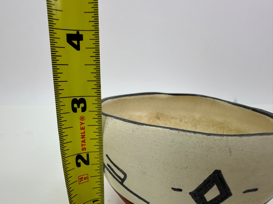 Signed Native American Pot 4.25'W X 2.75'H [Photo 12]
