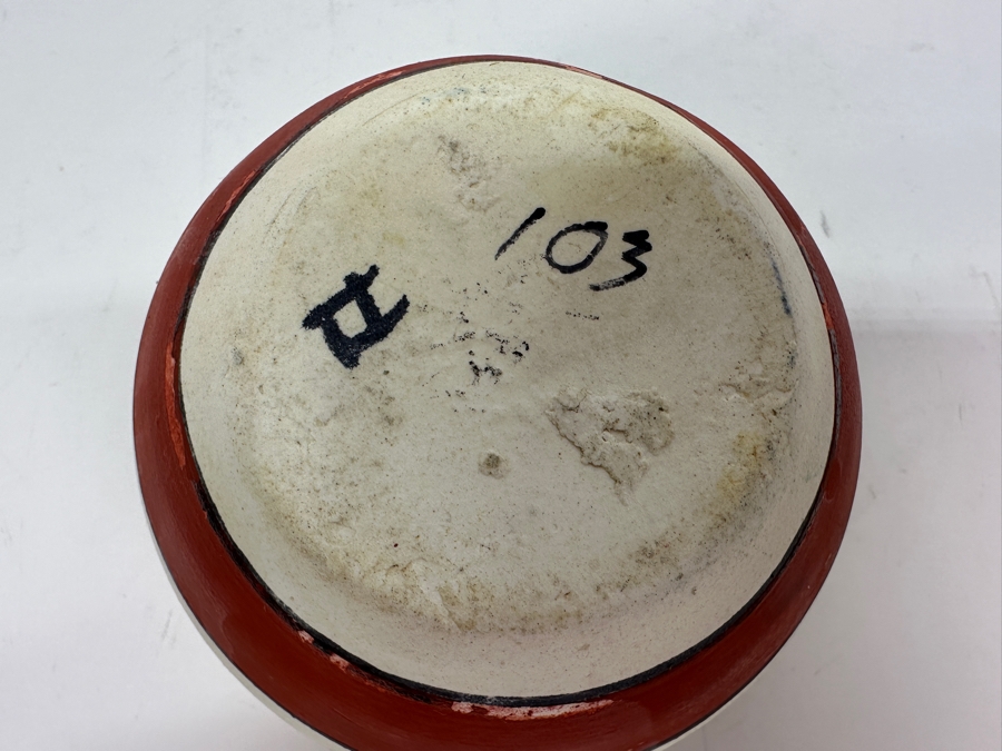 Signed Native American Pot 4.25'W X 2.75'H [Photo 10]
