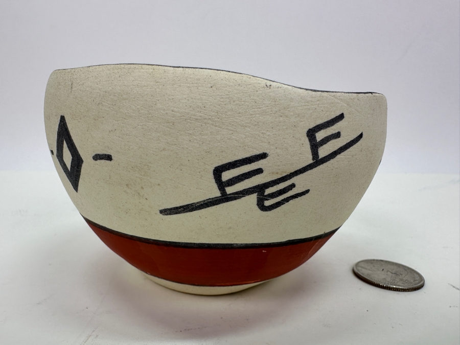 Signed Native American Pot 4.25'W X 2.75'H [Photo 7]