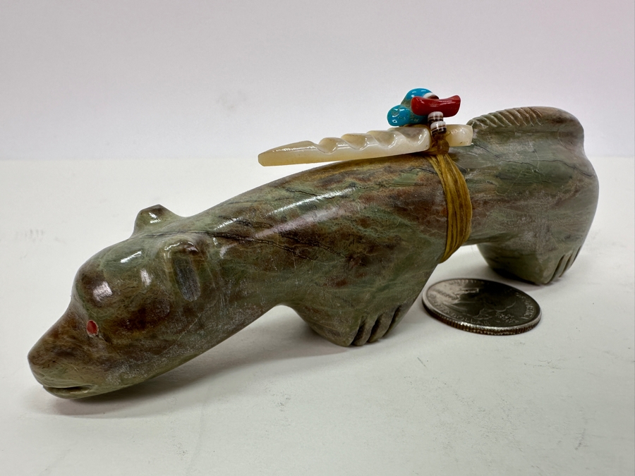 Native America Zuni Fetish Carving 5'L [Photo 6]