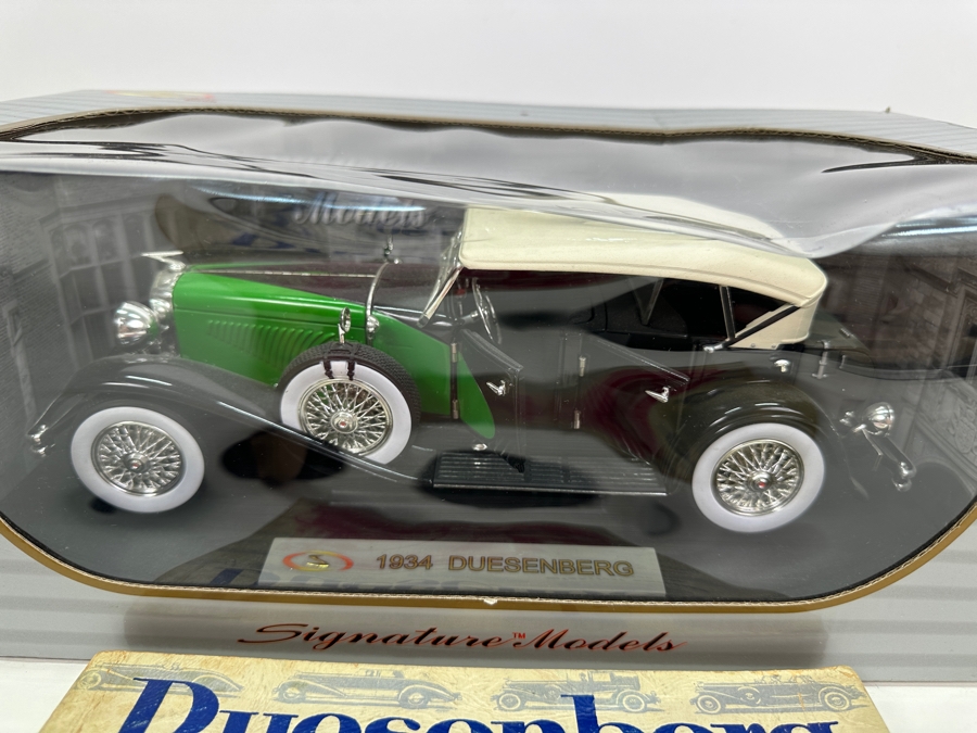 Signature Models 1934 Duesenberg Car Scale Model With Box And Vintage 1954 Duesenberg - Mightiest American Motor Car Book By J. L. Elbert [Photo 4]