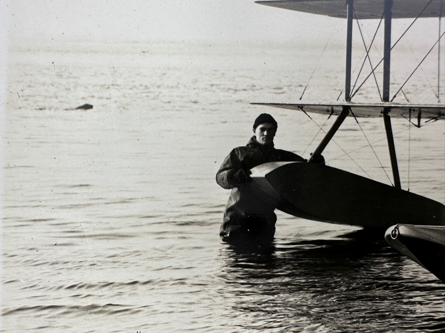 Antique 1919 Navy Photograph Of Curtis-Kirkham Navy Experimental Fighter Plane Rockaway 18-T Exp. 526 8' X 10' [Photo 5]