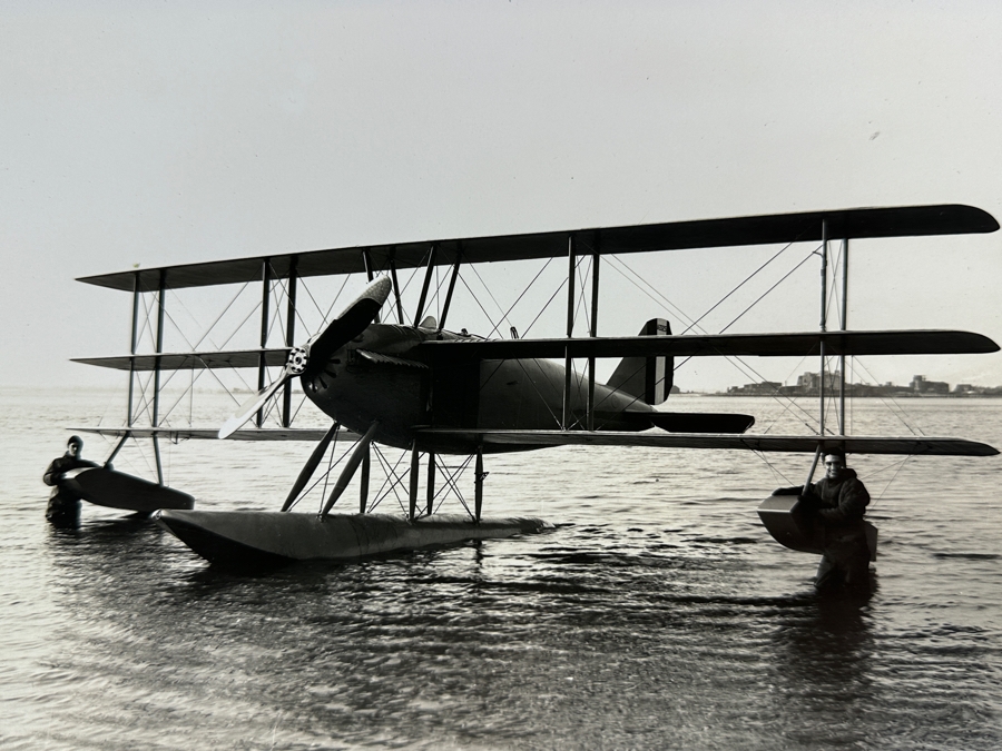 Antique 1919 Navy Photograph Of Curtis-Kirkham Navy Experimental Fighter Plane Rockaway 18-T Exp. 526 8' X 10' [Photo 3]