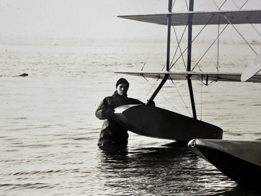 Antique 1919 Navy Photograph Of Curtis-Kirkham Navy Experimental Fighter Plane Rockaway 18-T Exp. 526 8' X 10' [Photo 4]