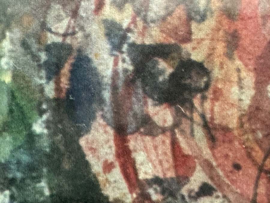 Marc Chagall (1887-1985, Russia) Limited Edition Facsimile Signed Print Titled 'Bouquet With Bowl Of Cherries' Numbered 212 Of 500 21'W X 31'H Framed 36'W X 45'H [Photo 9]