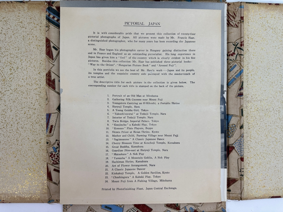 Just Added - Francis Haar (1908-1997) Pictorial Japan Complete Folio Of 24 B&W Photographs Of Japan In Portfolio 10 X 12 [Photo 5]