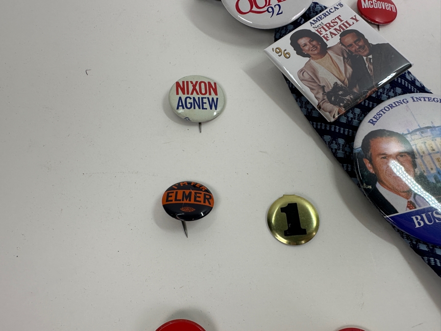Just Added - Collection Of Vintage Political Presidential Campaign Buttons [Photo 5]