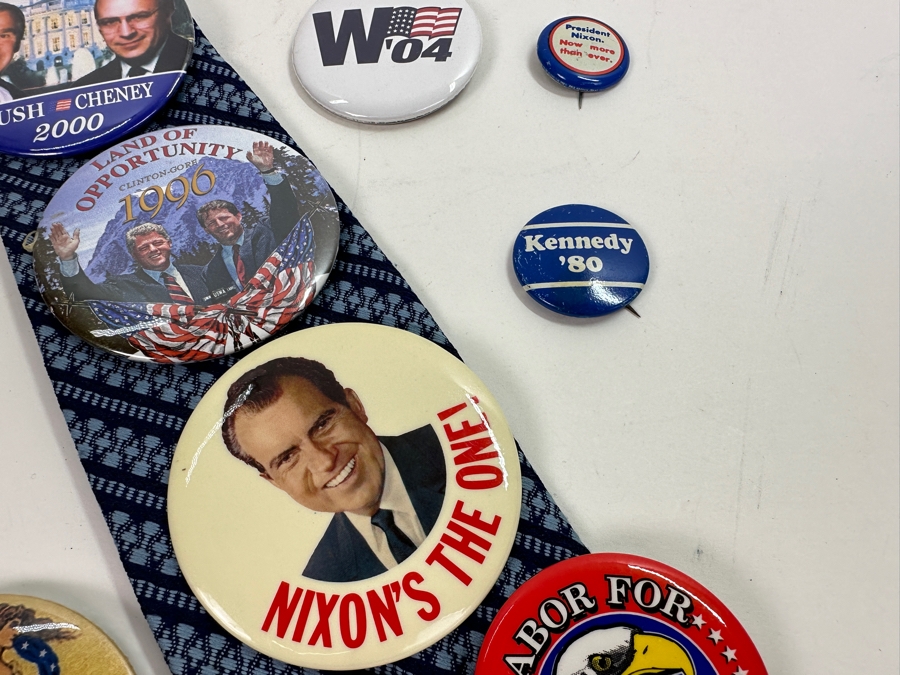 Just Added - Collection Of Vintage Political Presidential Campaign Buttons [Photo 9]