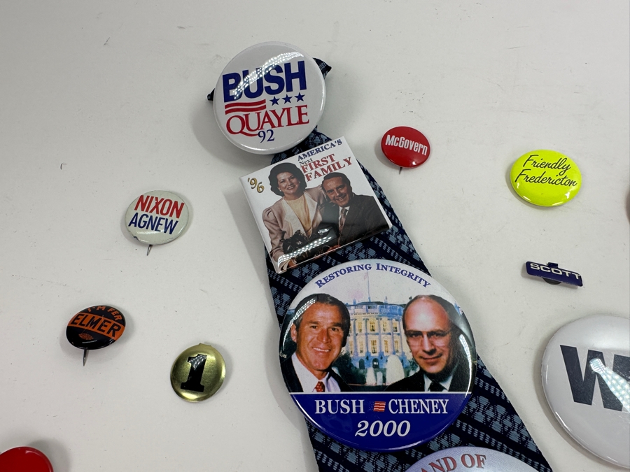 Just Added - Collection Of Vintage Political Presidential Campaign Buttons [Photo 6]