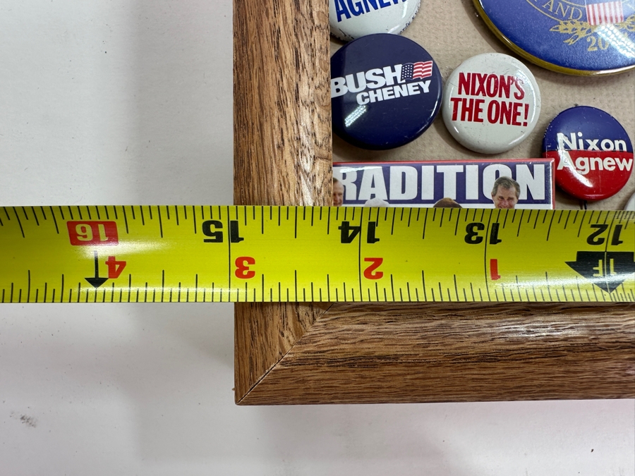 Just Added - Collection Of Vintage Political Presidential Campaign Buttons 15 X 12 [Photo 23]