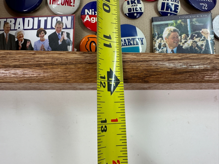 Just Added - Collection Of Vintage Political Presidential Campaign Buttons 15 X 12 [Photo 24]