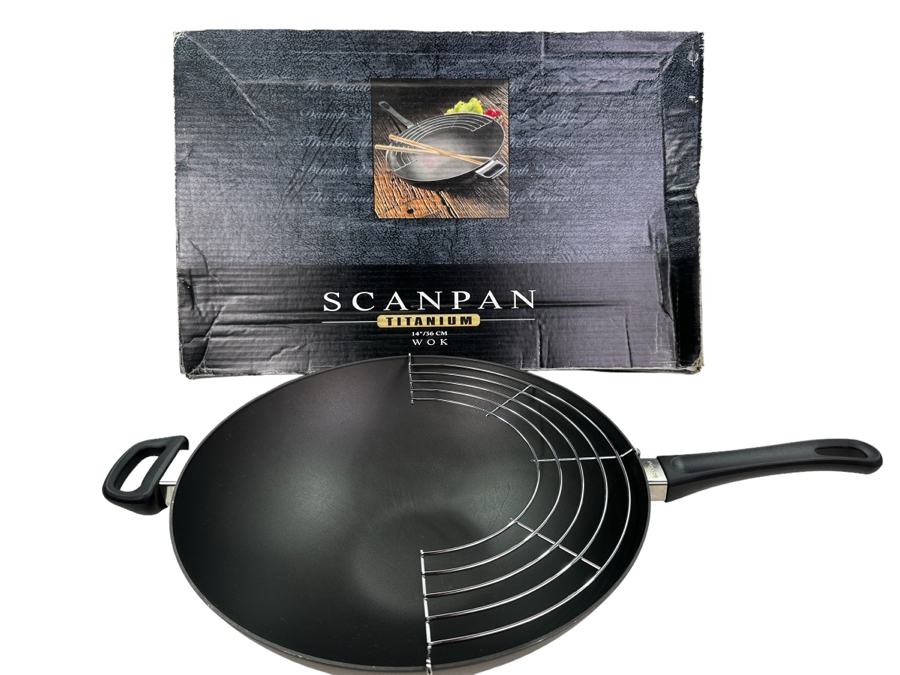 Just Added - Scanpan Titanium Wok 14' With Box [Photo 1]