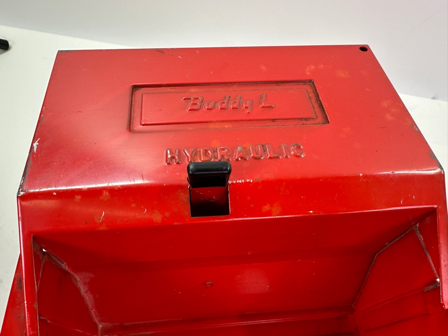 Just Added - Vintage Mid-Century Buddy L Pressed Steel Hydraulic Mack Dump Truck 21W X 8D X 10H [Photo 9]