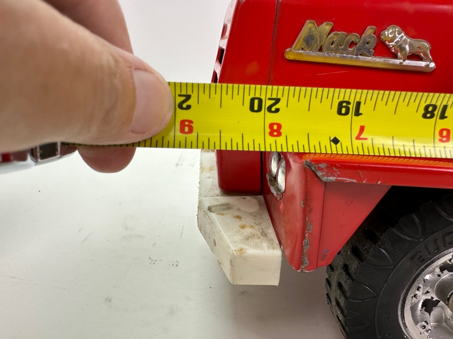 Just Added - Vintage Mid-Century Buddy L Pressed Steel Hydraulic Mack Dump Truck 21W X 8D X 10H [Photo 11]