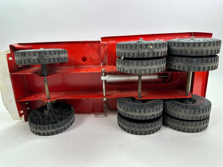 Just Added - Vintage Mid-Century Buddy L Pressed Steel Hydraulic Mack Dump Truck 21W X 8D X 10H [Photo 10]