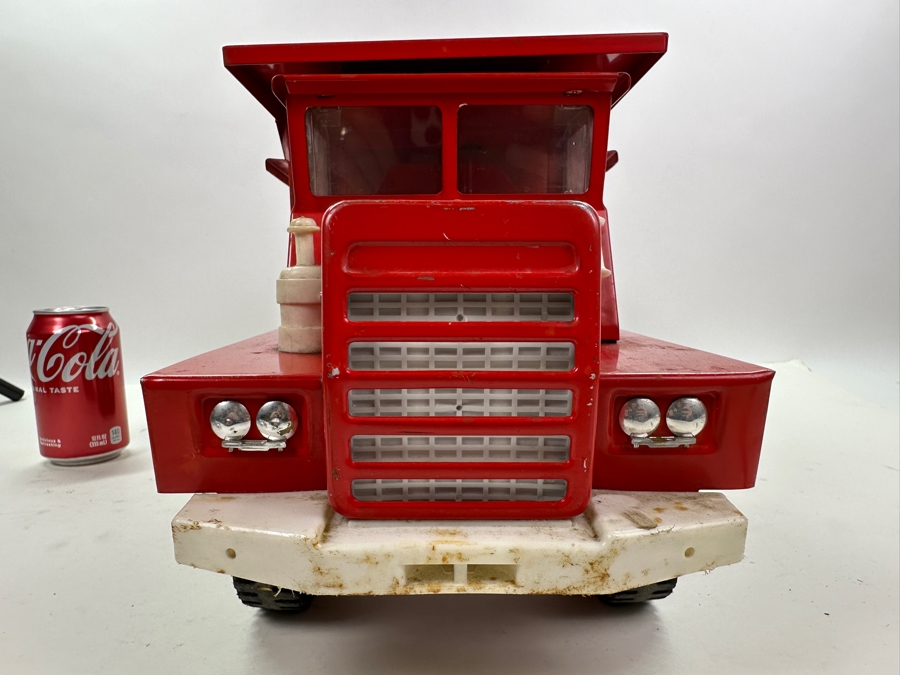 Just Added - Vintage Mid-Century Buddy L Pressed Steel Hydraulic Mack Dump Truck 21W X 8D X 10H [Photo 5]