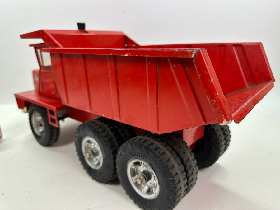 Just Added - Vintage Mid-Century Buddy L Pressed Steel Hydraulic Mack Dump Truck 21W X 8D X 10H [Photo 8]